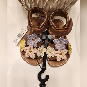 Rachel Shoes Toddler Sandals with Flowers